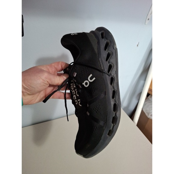 Size 11.5 - On Cloudsurfer All‎ Black Men\'s Running Sneaker Shoes Low main image 5